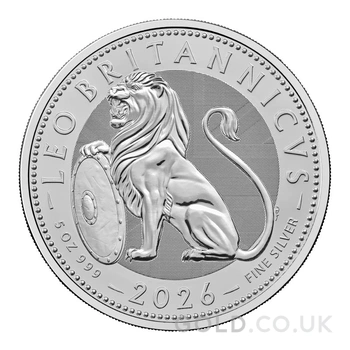 2026 The British Lion 5oz Silver Coin