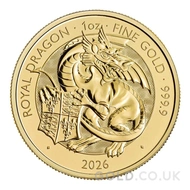 2026 Royal Tudor Beasts The Royal Dragon Gold 1oz