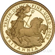 2009 Tenth Ounce Proof Britannia