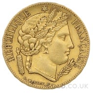 20 French Francs - Ceres (1849)