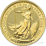 Britannia Half Ounce Gold Coin (2019)
