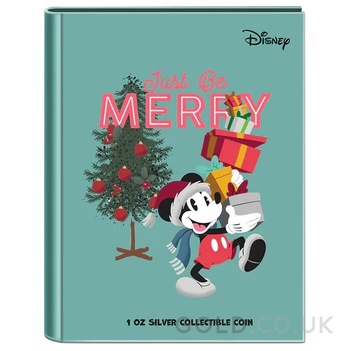 2023 Disney Season’s Greetings 1oz Silver Coin Boxed
