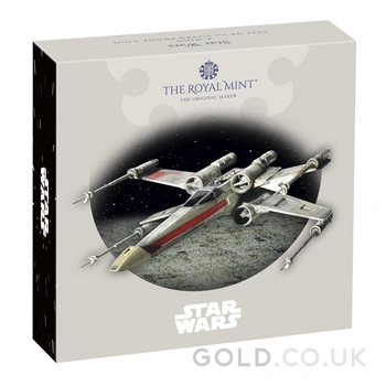 2024 1oz X-Wing Star Wars Proof Silver Coin Boxed