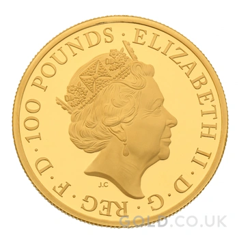 2022 Royal Mint 1oz Year of the Tiger Proof Gold Coin Boxed