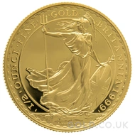 1999 1/2oz Gold Proof Britannia Coin