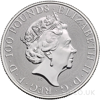 2020 1oz Falcon of the Plantagenets Platinum Coin Queen's Beasts