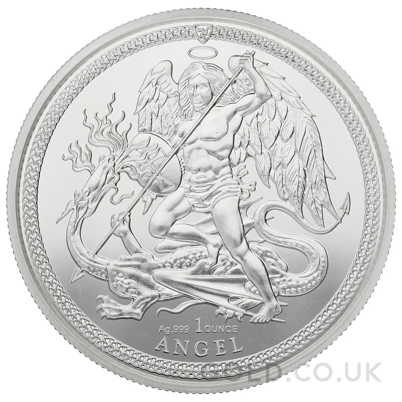 2018 Silver 1oz Isle of Man Angel Proof Coin