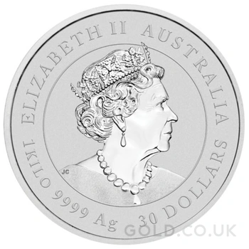 2022 Year of the Tiger Silver Coin 1kg Perth Mint Australian Lunar Series