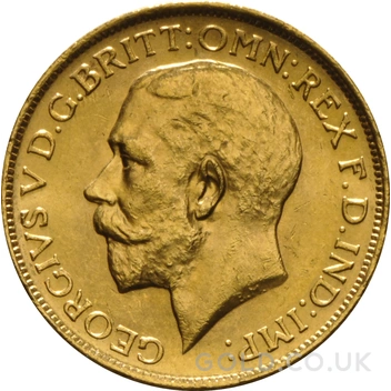 1917 Gold Sovereign Coin George V Sydney