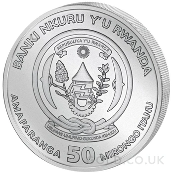 2023 African Ounce Gorilla 1oz Silver Coin