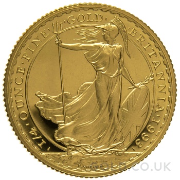 1993 Proof 1/4oz Gold Britannia Coin