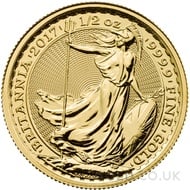 Britannia Half Ounce Gold Coin (2017)