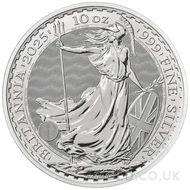 2025 10oz Silver Britannia Coin
