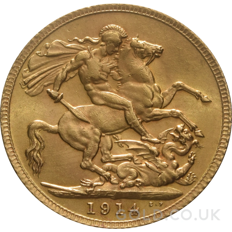 1914 Gold Sovereign Coin George V