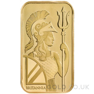 1oz Britannia Minted Gold Bar