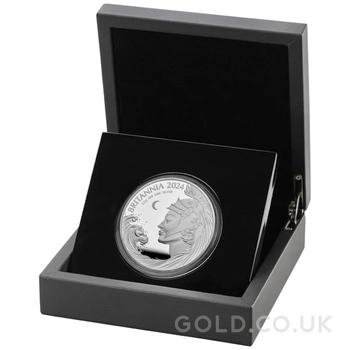 2024 Britannia 5oz Silver Proof Coin Boxed