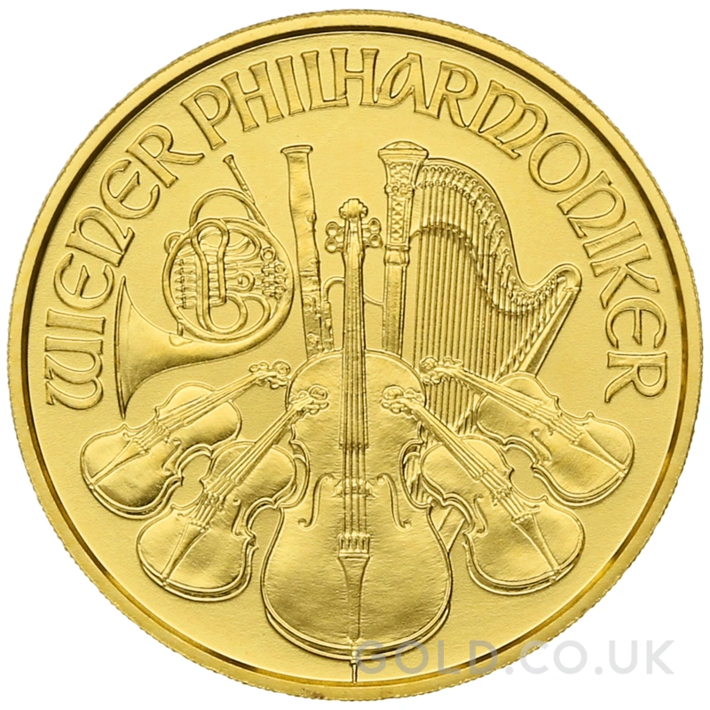 2020 1/10oz Austrian Gold Philharmonic Coin