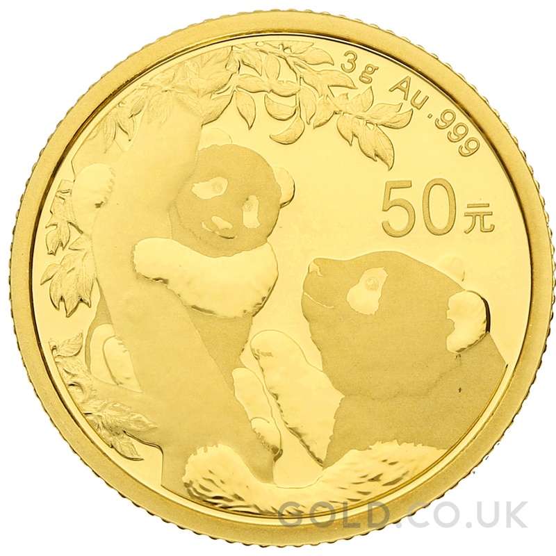 2021 3g Chinese Panda Gold Coin