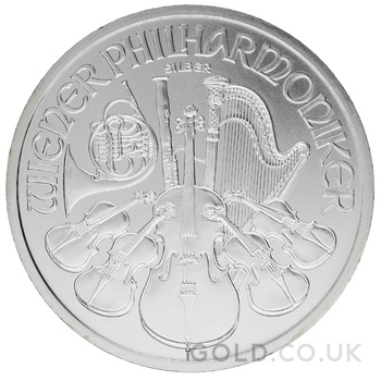 2010 Austrian Philharmonic Silver Coin 1oz