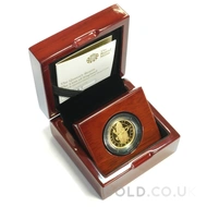 2017 1/4oz Quarter Ounce Proof Lion Gold Coin Queen's Beasts Boxed
