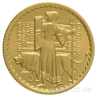 2001 1/4oz Gold Proof Britannia