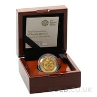 1/4oz Four Generations of Royalty Proof Gold Coin Boxed (2018)