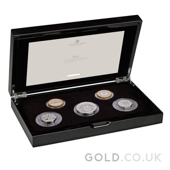 The 2023 United Kingdom Silver Proof Commemorative Coin Set Boxed
