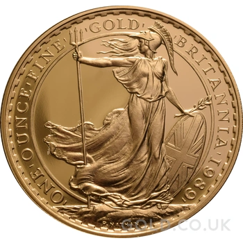 1989 Proof Gold Britannia 4 Coin Set Boxed