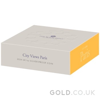 2024 City Views - Paris 1oz Proof Silver Coin Boxed
