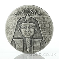 Ramesses II 2-Ounce Silver Coin (2017)