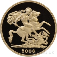 Gold Proof £2 Two Pound Double Sovereign (2006)