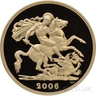 Gold Proof £2 Two Pound Double Sovereign (2006)