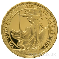 2000 1/2oz Gold Proof Britannia Coin
