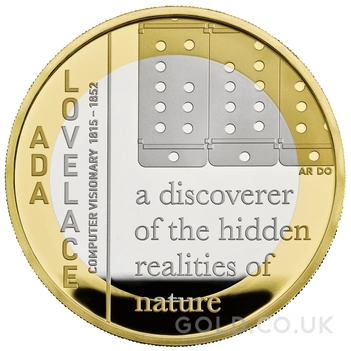 2023 £2 Piedfort Proof Ada Lovelace Silver Coin Boxed
