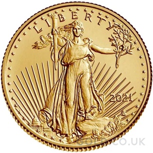 Type 2 Tenth Ounce American Eagle Gold Coin (2021)