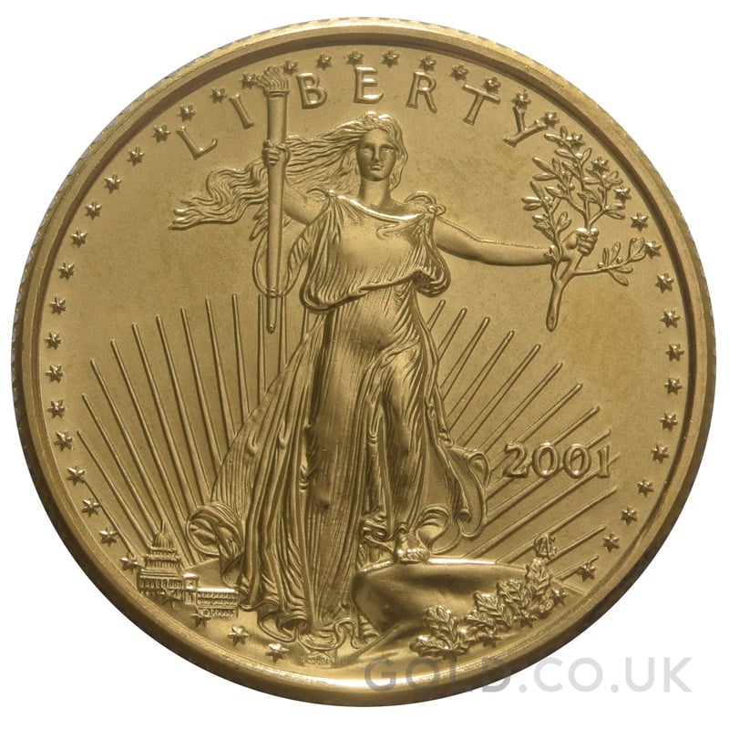 2001 1/4oz American Eagle Gold Coin