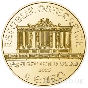 2026 1/25oz Austrian Gold Philharmonic Coin
