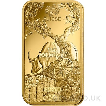 PAMP 1oz 2021 Year of the Ox Gold Bar