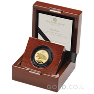 2024 Millennium Falcon Quarter Ounce Proof Gold Coin Boxed