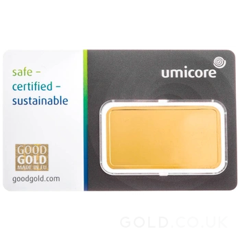 1oz Gold Bar Umicore