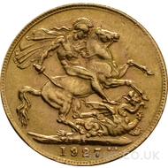 1927 George V Gold Sovereign (South Africa Mint)