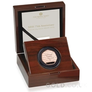2023 75 Years of the NHS 50p Proof Gold Coin Boxed