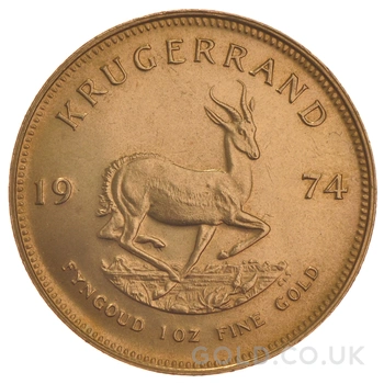 1974 Krugerrand Gold Coin 1oz