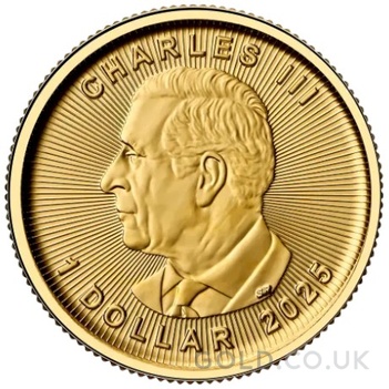 2025 1/20oz Canadian Maple Leaf Gold Coin