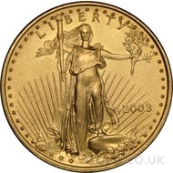 2003 1/4 oz Gold America Eagle