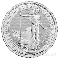 2026 1/2oz Silver Britannia Coin