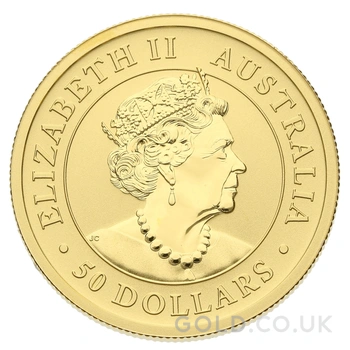 2019 1/2oz Australian Kangaroo Gold Nugget Coin