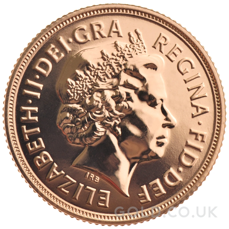2014 Gold Sovereign Coin Elizabeth II Fourth Head