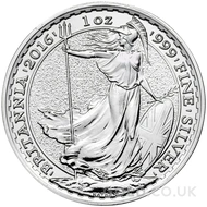 Silver 1oz Britannia Year of the Monkey Lunar Edge (2016)