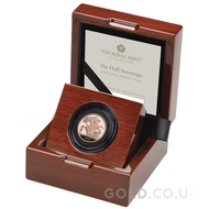 2024 Gold Proof Half Sovereign Coin Boxed